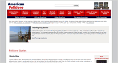 Desktop Screenshot of americanfolklore.net
